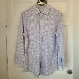 Brooks Brothers Men's Regent Long Sleeve Dress Shirt, Size: Small Color: